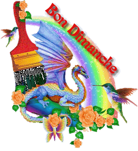 Gif animé Bon dimanche dragon